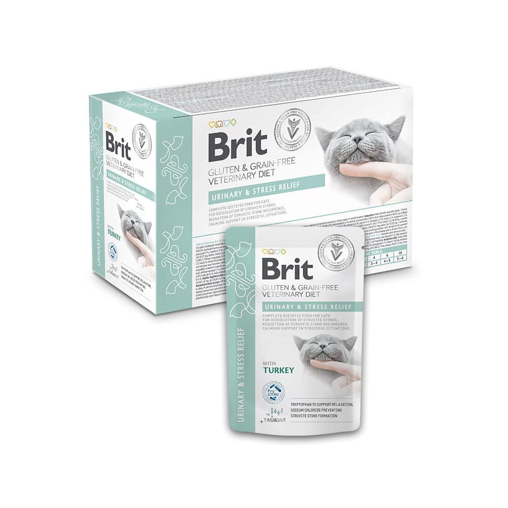 Brit Veterinary Diet – Urinary & Stress Relief – Kat – Pouch-1